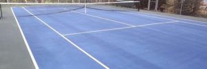 tennis court cleaning